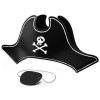 PIRATSKY klobouk papirovy a klapka na oko 55CPP17