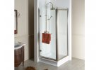 Sprchové kúty obdĺžnikové, dvere otváracie s bočnou stenou
