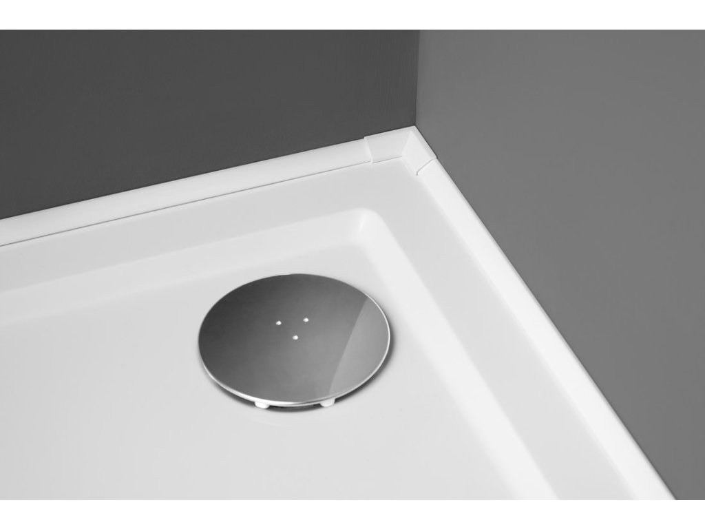 Krycia lišta pre vane a vaničky, 2x 1950mm, 2x roh, 2x zakončenie, biela