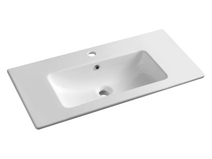 PRACTICO keramické umývadlo na nábytok 80x40cm, biela