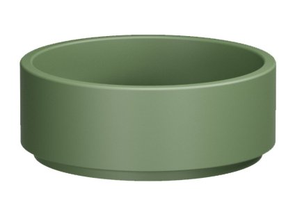 OKE keramické umývadlo na dosku, priemer 40cm, verde mat