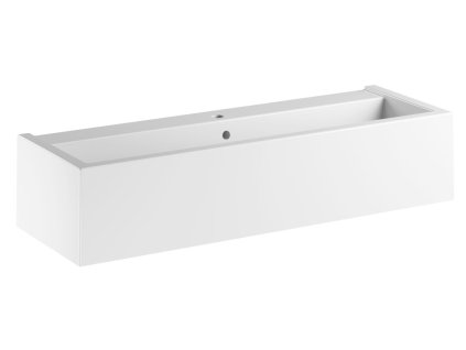 KANAAL keramické umývadlo 120x40cm, biela