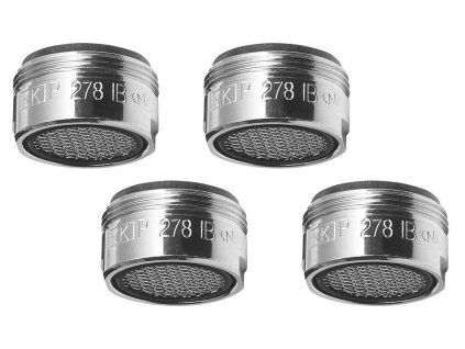 SET 4x perlátor s vonkajším závitom M20x1, chróm