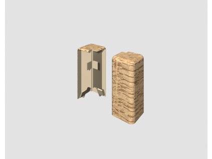 02pi pr ac flo outer corner oak natural l266