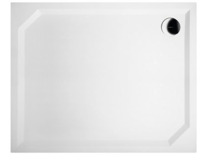 SARA sprchová vanička z liateho mramoru, obdĺžnik 110x90cm, hladká