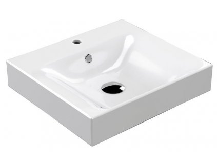 CENTO keramické umývadlo 50x45cm, biela