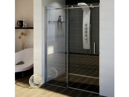 DRAGON sprchové dvere 1500mm, číre sklo