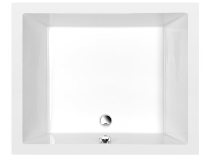 DEEP hlboká sprchová vanička obdĺžnik 110x90x26cm, biela