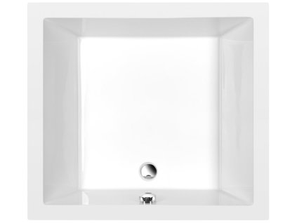 DEEP hlboká sprchová vanička s konštrukciou, obdĺžnik 100x90x26cm, biela