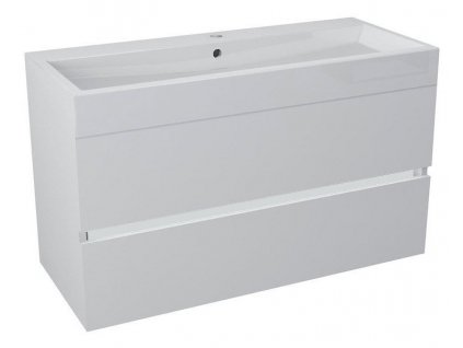 LARGO umývadlová skrinka 99x50x41cm, biela