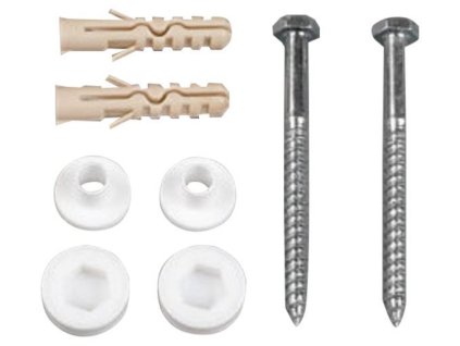 MAK10 komplet pre kotvenie umývadiel, skrutka 6,0x50mm