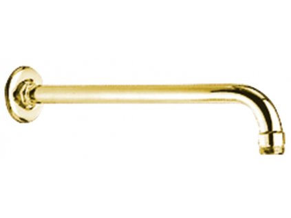 Sprchové ramienko guľaté, 350mm, zlato