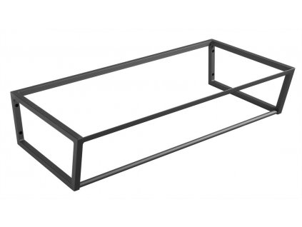 SKA konzola pod umývadlo/pod dosku, 900x200x460mm, čierna mat