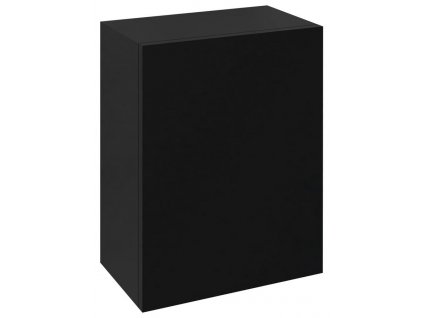 TREOS skrinka horná dvierková 35x50x22cm, ľavá/pravá, čierna matná