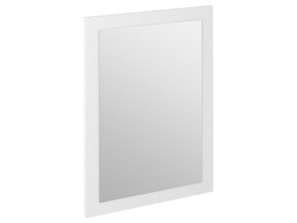 TREOS zrkadlo v ráme 750x500mm, biela matná