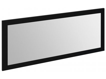 TREOS zrkadlo v ráme 1100x500mm, čierna matná