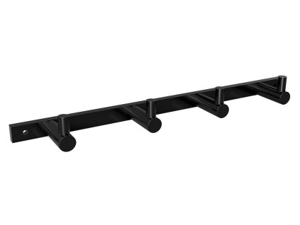 X-ROUND BLACK štvorháčik, čierna mat