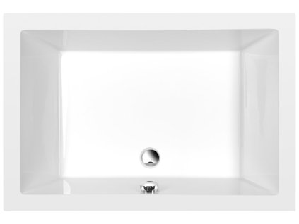 DEEP hlboká sprchová vanička s konštrukciou, obdĺžnik 110x75x26cm, biela