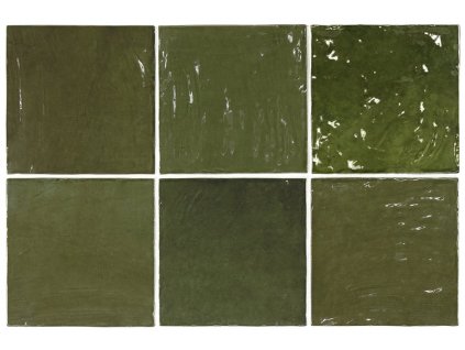 LA RIVIERA obklad Botanical Green 13,2x13,2 (EQ-3) (1m2)
