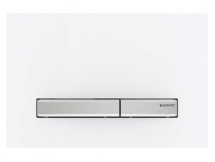 GEBERIT SIGMA50 ovládacie tlačítko, biela lesk/chróm