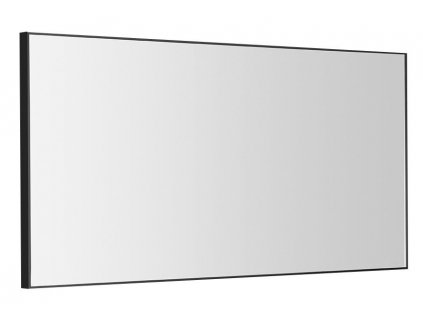 AROWANA zrkadlo v ráme, 1000x500mm, čierna mat