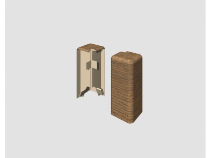 02pi pr ac flo outer corner oak mokka l742