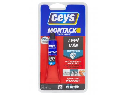 MONTACK LEPÍ VŠETKO ODSTRANITEĽNE, lepidlo, 20 g