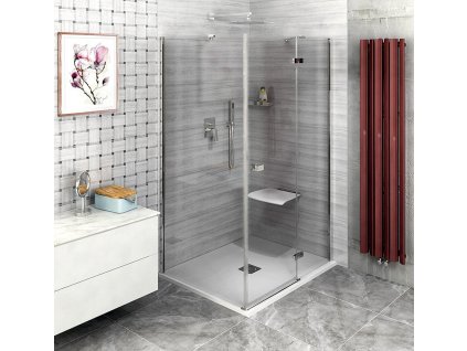 FORTIS LINE štvorcová sprchová zástena 1100x1100 mm, R varianta