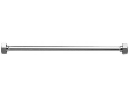 Pevná pripojovacia rúrka FxF 1/2"x1/2", 60 cm, chróm