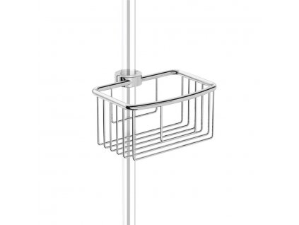 SMART drôtená polička na sprchovú tyč 18-25mm, chróm