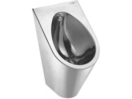 Urinal so zakrytým prívodom vody 360x600x395 mm, nerez mat