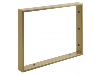Podperná konzola 350x280x40mm, lakovaná oceľ, zlatá matná
