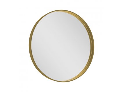 NOTION guľaté zrkadlo v ráme, ø 60cm, zlatá mat