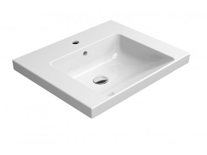 NORM keramické umývadlo 60x50cm, biela ExtraGlaze