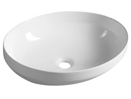 Keramické umývadlo na dosku 50,5x37cm, biela