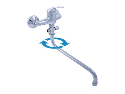 Vodovodná batéria pre vaňu a umývadlo SÁZAVA (Rozmer 100 mm, Typ rúčky SA356.0)