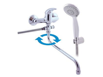 Vodovodná batéria pre vaňu a umývadlo SÁZAVA (Rozmer 150 mm, Typ rúčky SA556.5/1)