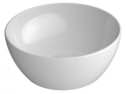 PURA keramické umývadlo na dosku, priemer 32cm, biela ExtraGlaze