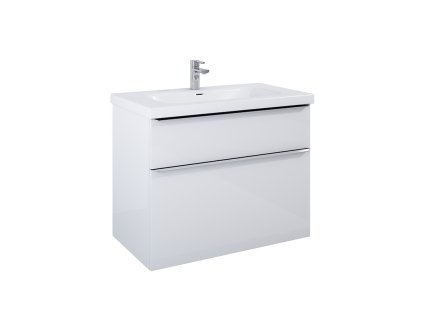 SKRINKA POD UMÝVADLO / DOSKU CALTA BIELA LESKLÁ 90 CM