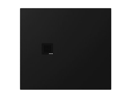 TRENECA sprchová vanička z liateho mramoru s možnosťou úpravy rozmeru 100x90cm, čierna matná