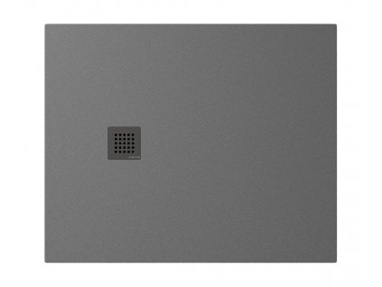 TRENECA sprchová vanička z liateho mramoru s možnosťou úpravy rozmeru 110x90cm, sivá matná