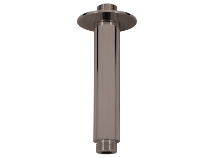 Držiak stropný pre hlavovú sprchu 15 cm - metal grey lesklá