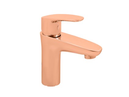 Vodovodná batéria umývadlová AMUR - Zlatá ružová - kartáčovaná (Rozmer 3/8'')