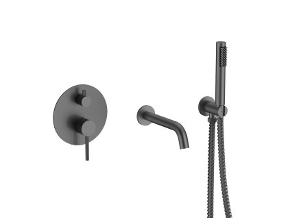 podomietkovy 3 otvorovy vanovy set veo grafitova