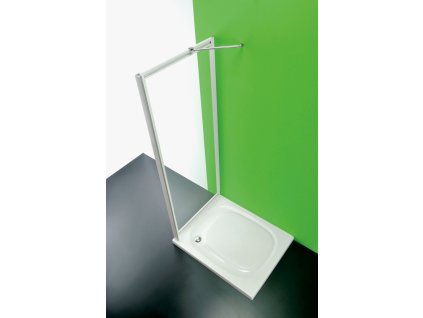 Sprchová zástena ANTA FISSA CC (Varianta Farba rámu - Biela, Rozmer A - 90 cm, Výplň - Polystyrol 2,2 mm (acrilico))