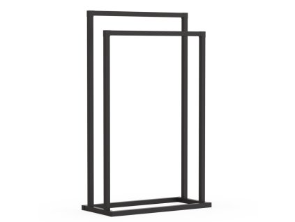 vesiak do kupelne kov cierna farba