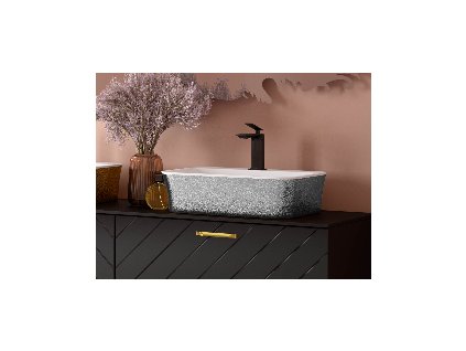 umyvadlo na dosku assos s line glam strieborna