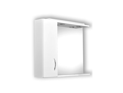 Zrkadlo HELIOS (Varianta Rozmer A - 65 cm, Rozmer B - 13 cm, Rozmer C - 60 cm, Variant - Ľavá)