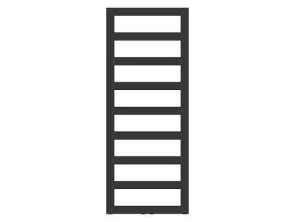 Kúpeľňový radiátor GLASGOW čierna farba (Varianta Farba - Čierna , Odporúčaná vykurovacia tyč (W) - 300 W, Rozmer A - 40 cm, Rozmer C - 95 cm, Skutočný rozmer radiátora (v mm) -…)