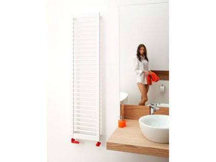 Kúpeľňový radiátor MODO (Varianta Farba - Biela, Odporúčaná vykurovacia tyč - 400 W, Rozmer A - 40 cm, Rozmer C - 105 cm, Skutočný rozmer radiátora - 400 x 1047…)